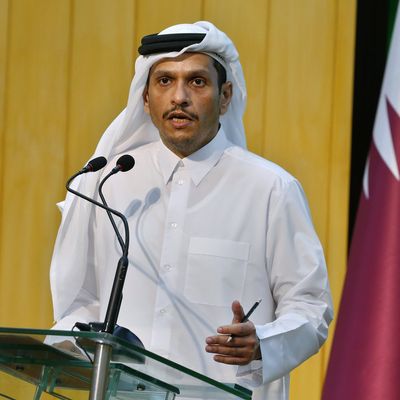 Katars Außenminister Mohammed bin Abdulrahman Al Thani