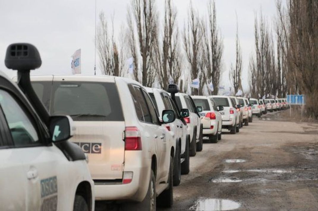 Rund eine Woche nach der russischen Invasion wurden alle OSZE-Teams und -Fahrzeuge nach 23 Jahren Einsatz aus der Ukraine evakuiert.