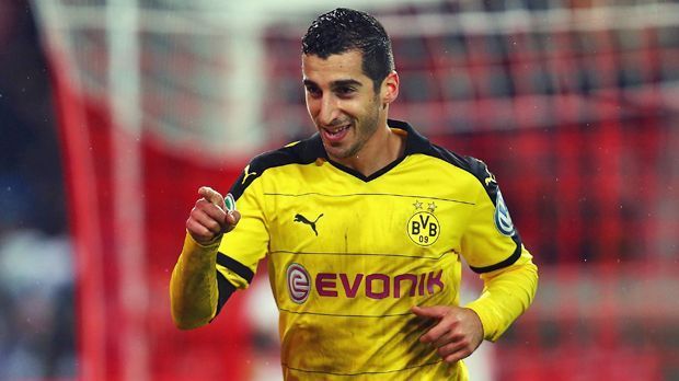 
                <strong>Henrikh Mkhitaryan</strong><br>
                Während Aubameyang für die Tore zuständig ist, kümmert sich Henrikh Mkhitaryan um die Vorlagen. Mit zwölf Assists in der Bundesliga ist der Armenier nicht nur der Top-Vorbereiter der Liga, sondern stellt auch schon nach 28 Spielen einen neuen persönlichen Rekord auf. Im offensiven Mittelfeld der Borussia ist er oft genug der wichtigste Spieler. So ist es keine Überraschung, dass der 27-Jährige bei einigen internationalen Top-Klubs auf der Wunschliste stehen soll. 
              