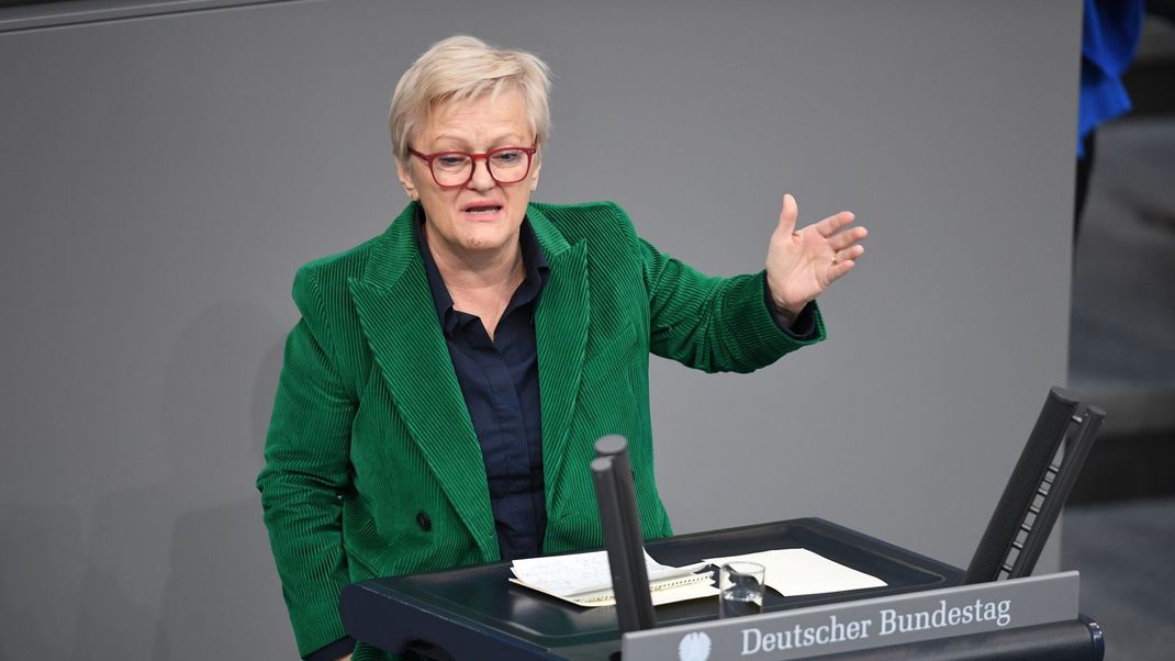 Bundestagsabgeordnete Renate Künast wird nicht mehr im Bundestag debattieren.