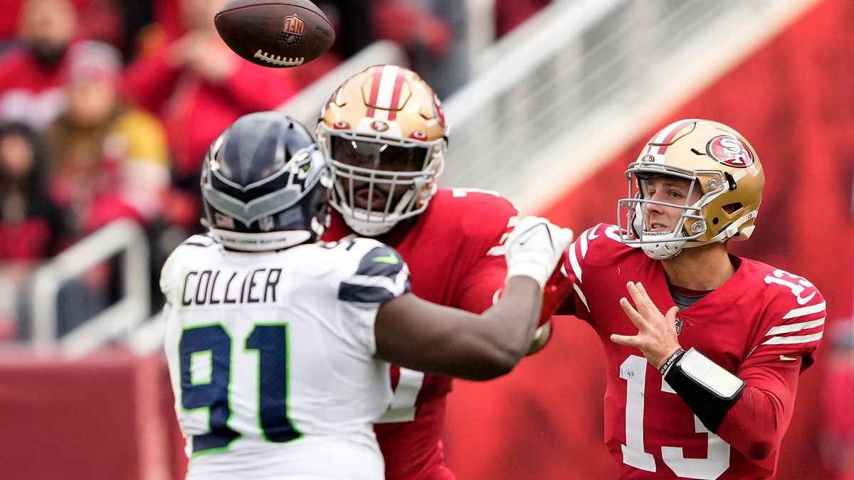 49ers Seahawks Wild Card Brock Purdy