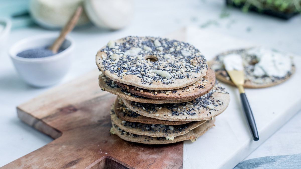 Knäckebrot mit Parmesan 