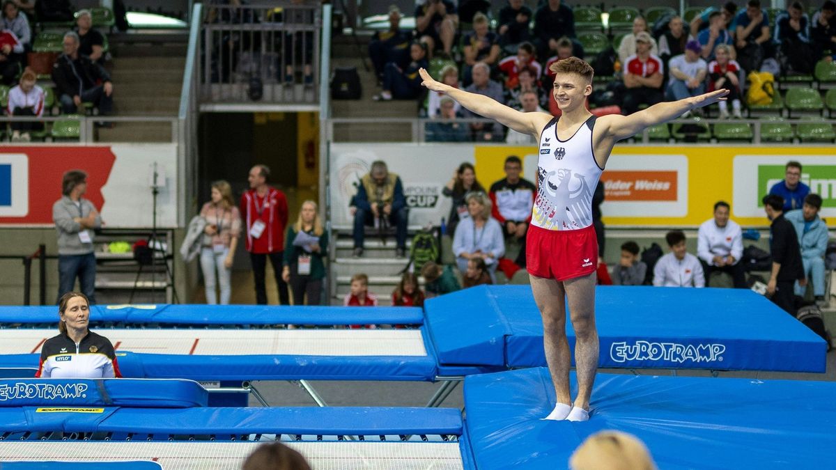 Caio Lauxtermann steht mit seinem Partner im WM-Finale