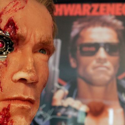 Eine "Terminator"-Figur im Arnold-Schwarzenegger-Museum in Österreich