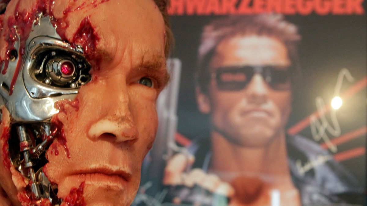 Eine "Terminator"-Figur im Arnold-Schwarzenegger-Museum in Österreich