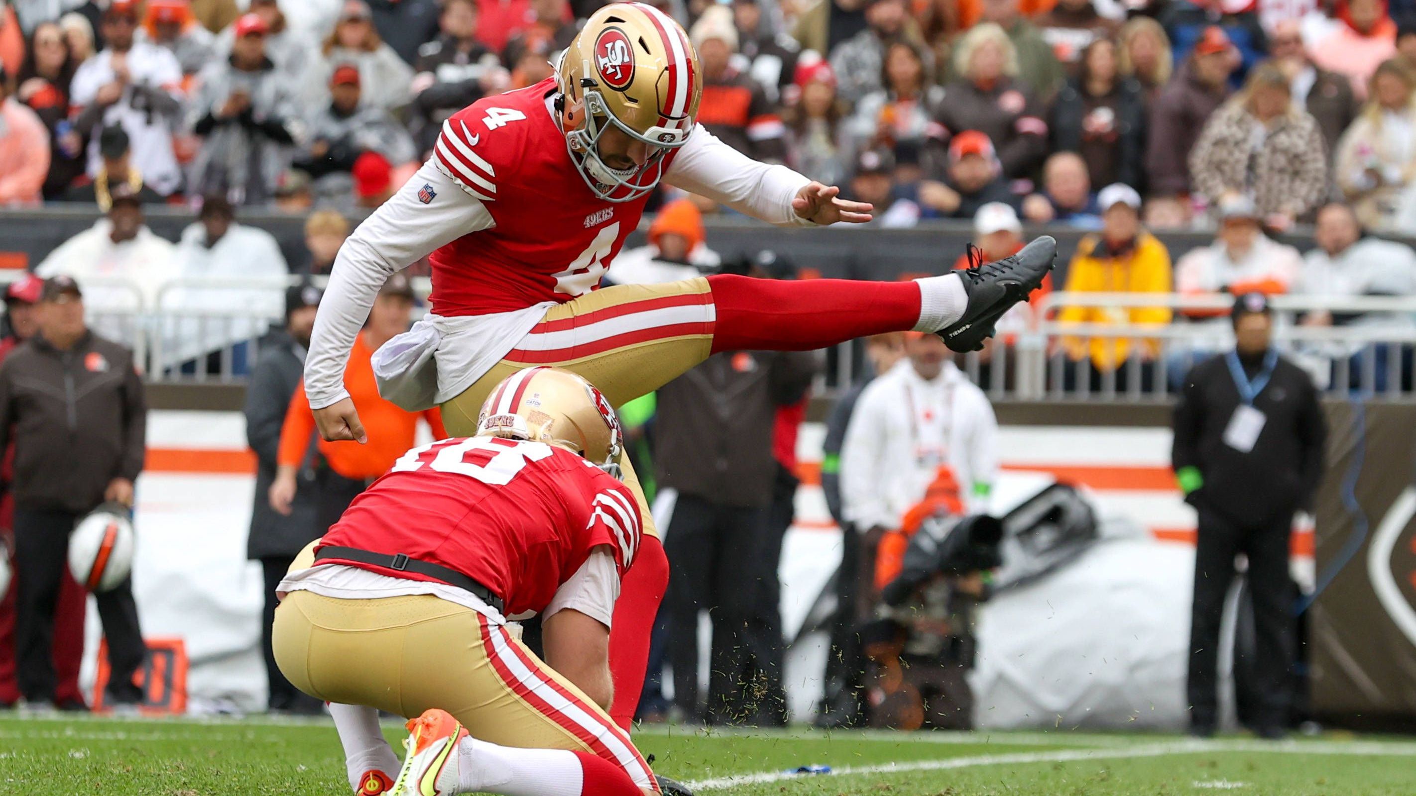 <strong>Kicker: Jake Moody (San Francisco 49ers)</strong><br>Field-Goal Versuche:&nbsp;25<br>Erfolgsquote:&nbsp;84 Prozent<br>Längstes Field-Goal:&nbsp;57 Yards