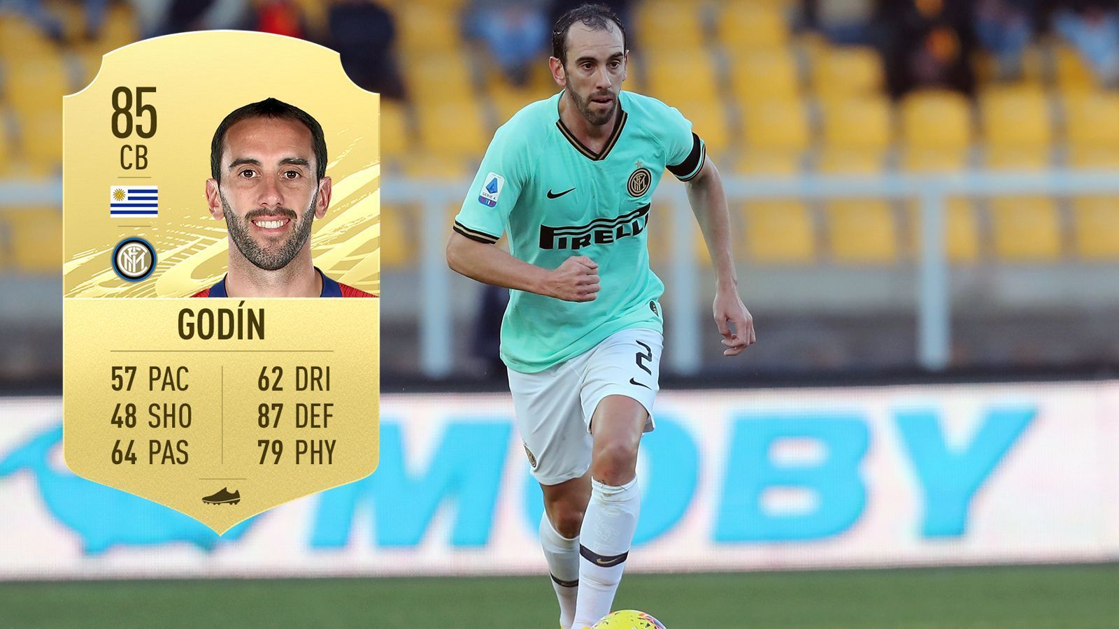 
                <strong>Diego Godin (Inter Mailand/Uruguay)</strong><br>
                Abwertung: -3 PunkteGesamtstärke FIFA 20: 88Gesamtstärke FIFA 21: 85
              