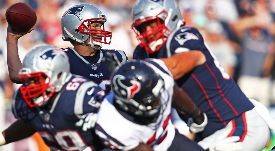 
                <strong>1. Spieltag: Houston Texans at New England Patriots</strong><br>
                Die Houston Texans haben auf dem Papier eine der besten Defenses der NFL. Tom Brady muss sich also warm anziehen, wenn er auf JJ Watt, Jadeveon Clowney und Tyrann Mathieu trifft.
              