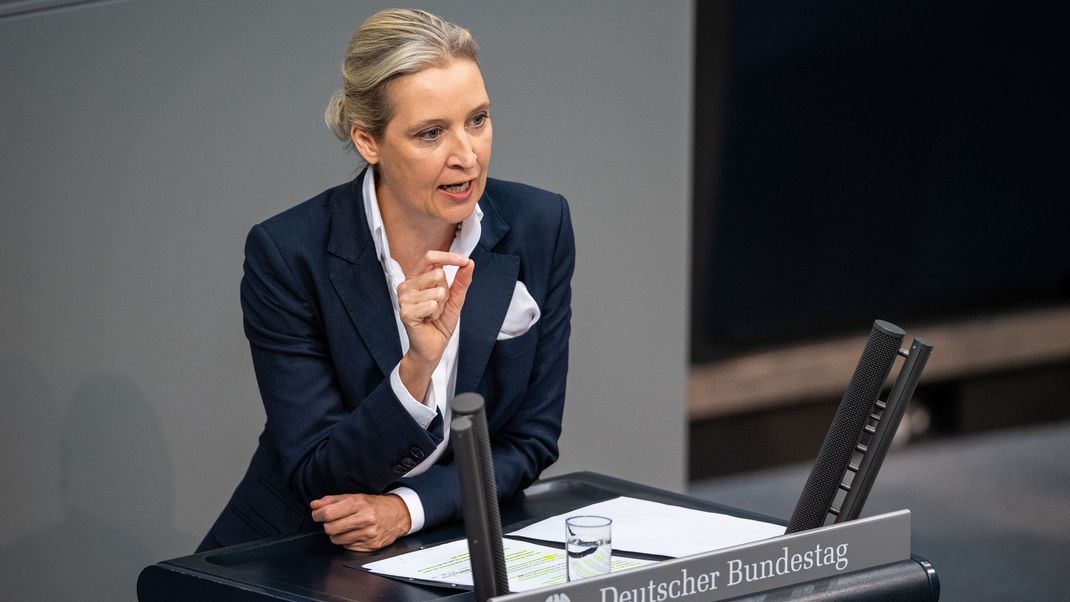 Alice Weidel wirft der CDU vor, sich beim AfD-Programm bedient zu haben.