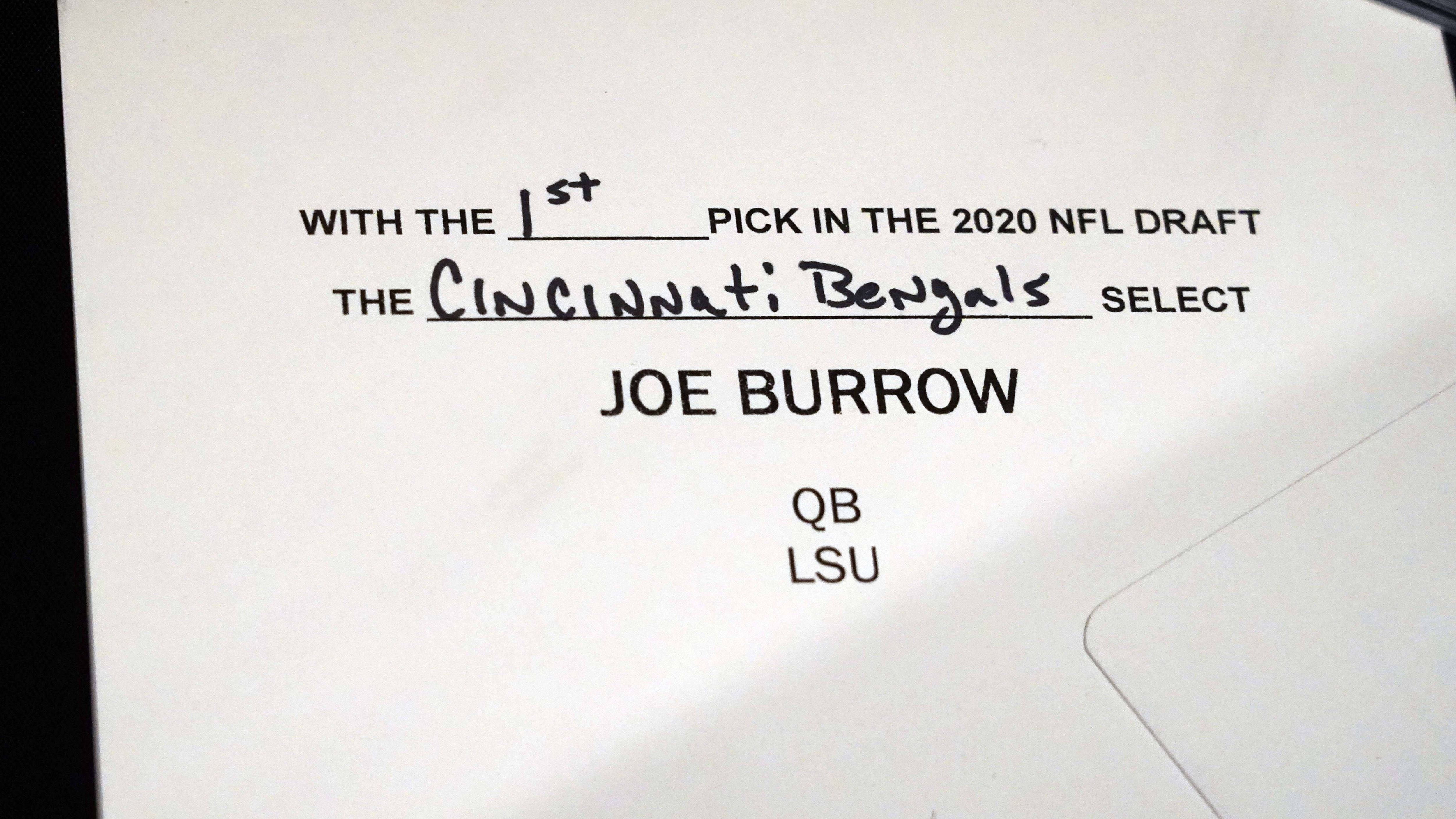 <strong>Vier Nummer-1-Picks: Cincinnati Bengals</strong><br>1994 (Dan Wilkinson), 1995 (Ki-Jana Carter), 2003 (Carson Palmer) und 2020 (Joe Burrow)