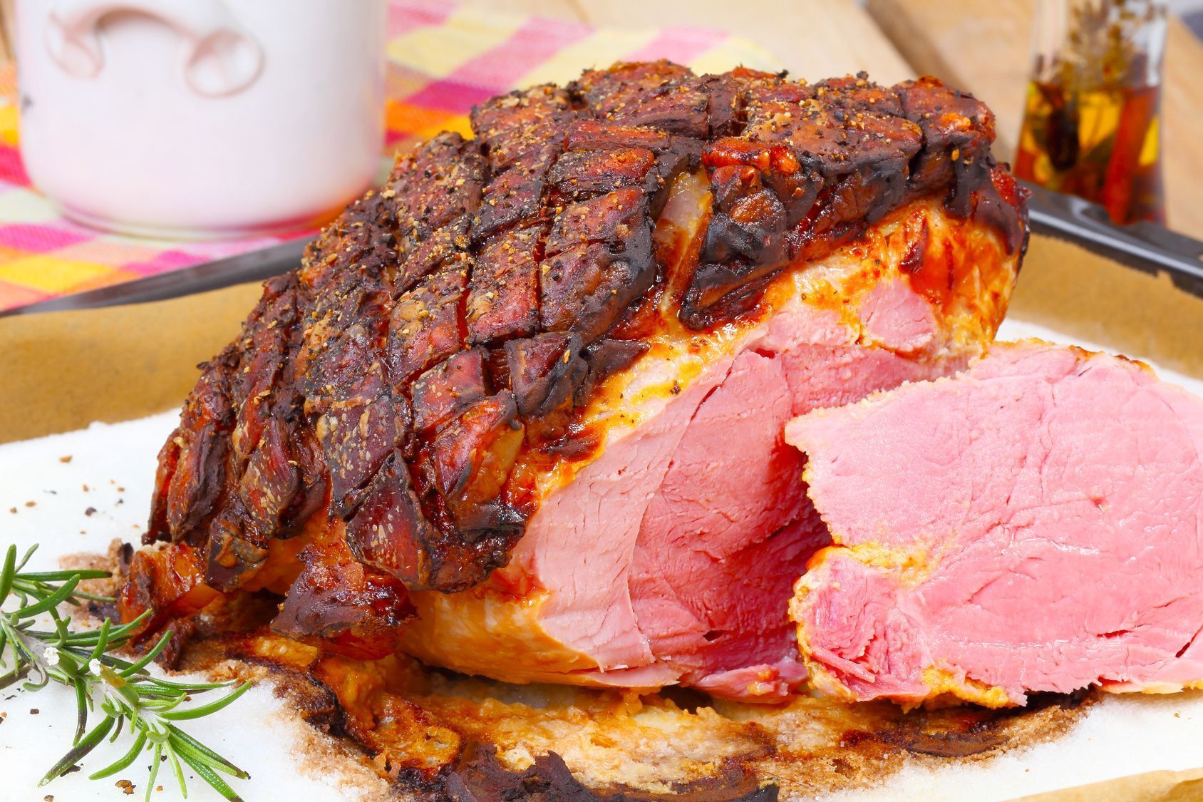 Schweinebraten mit Kartoffelknödel und bayrisch Kraut