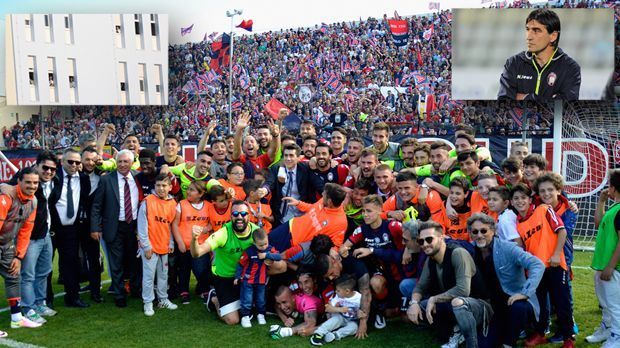 
                <strong>FC Crotone: Aufsteiger Serie A</strong><br>
                Der FC Crotone ist als erstes Team in die Serie A in Italien aufgestiegen. Es ist der allererste Aufstieg überhaupt für den nicht ganz normalen Verein aus dem Süden des Stiefellandes. ran.de stellt diesen Klub einmal genau vor:
              