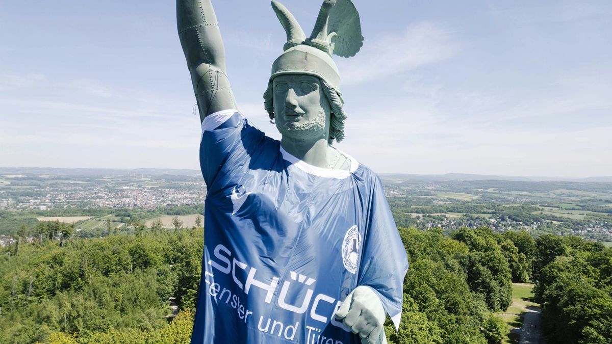 Ein Trikot für das Hermannsdenkmal