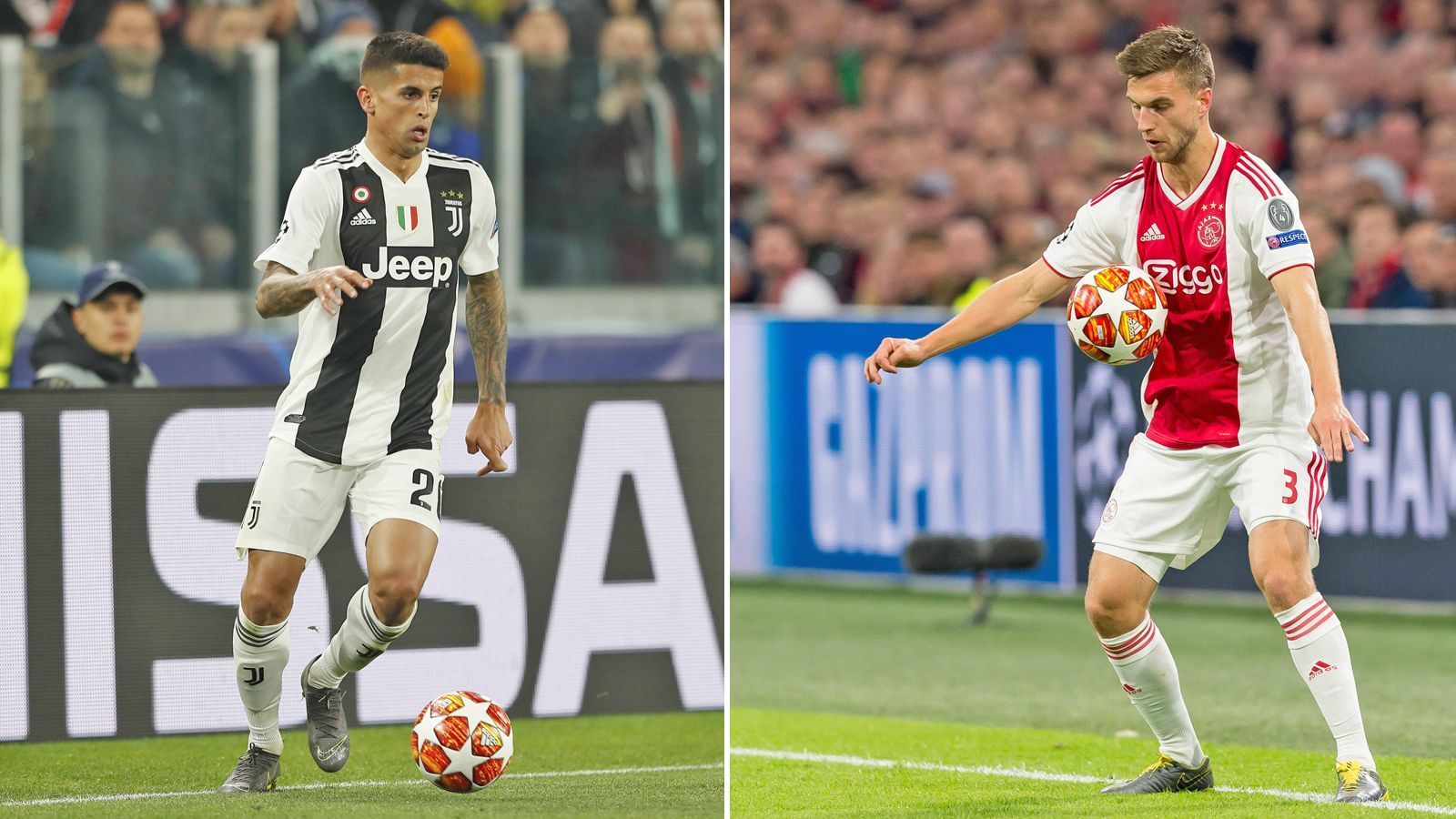 
                <strong>Abwehr: Joao Cancelo vs. Joel Veltman</strong><br>
                Wenn Mazraoui auf die linke Seite ausweichen muss, könnte wie im Hinspiel Joel Veltmann als Rechtsverteidiger auflaufen. Der 27-Jährige ist ein echtes Ajax-Urgestein, spielte sich aus der Jugend des Vereins hoch bis in den Profi-Kader. In der aktuellen Saison ist er allerdings zumeist nur zweite Wahl. Welches Potenzial in seinem Gegenüber, Joao Cancelo, steckt, wurde im Hinspiel deutlich. Der junge Portugiese ist mit ordentlich Offensiv-Drang ausgestattet und kommt wettbewerbsübergreifend in dieser Saison schon auf acht Vorlagen. Auch den Treffer von Cristiano Ronaldo aus dem Hinspiel bereitete er mit einer feinen Flanke vor – und hat deshalb hier die Nase vorn. Zwischenstand: 3:2 Juventus.
              