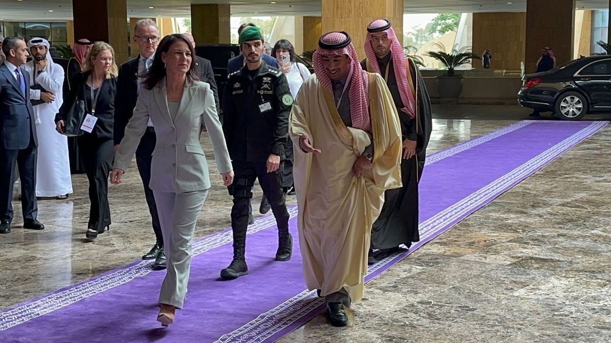 Außenministertreffen in Saudi-Arabien - Baerbock