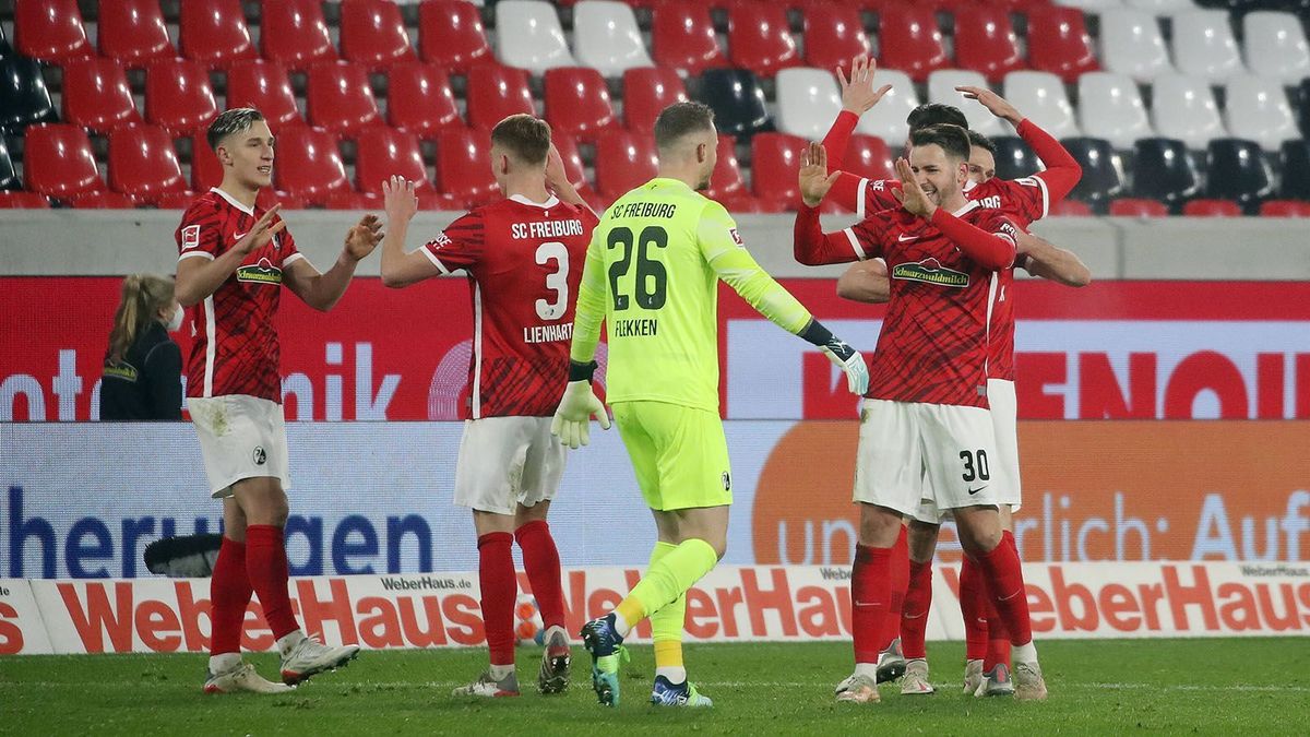 SC Freiburg auf Rang drei