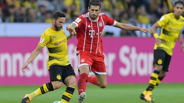 
                <strong>Gonzalo Castro (Borussia Dortmund)</strong><br>
                Gonzalo Castro: Castro setzt vor allem in der Offensivarbeit Akzente, lässt sich aber ab Mitte der ersten Halbzeit zu häufig von seinen Gegenspielern abhängen. Vor dem Tor wird er meist gestoppt. Da muss er durchschlagskräftiger werden - vor allem gegen den FC Bayern. ran-Note: 4
              