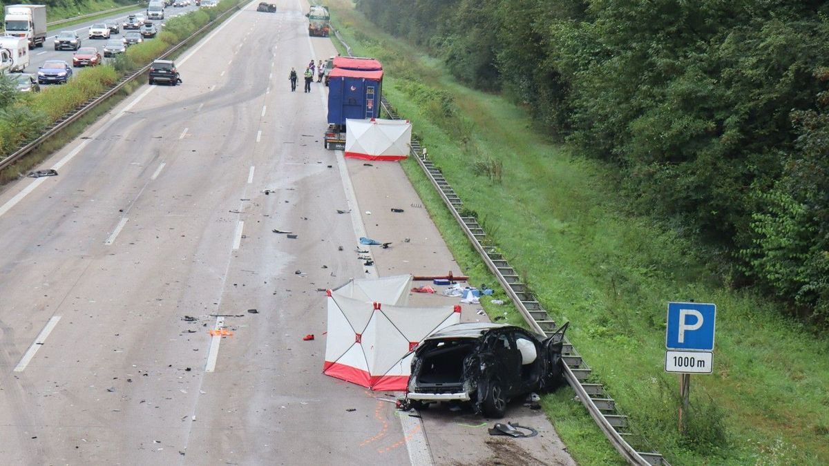 Unfall auf der A5