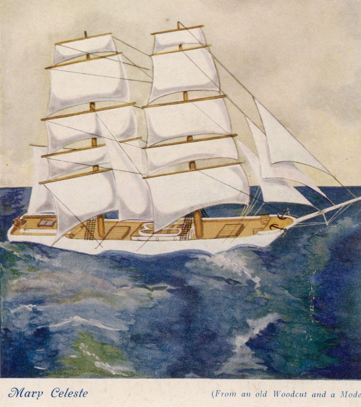 Als eines der berühmtesten Geisterschiffe gilt die "Mary Celeste". Sie trieb durch den Atlantik und wurde am 4. Dezember 1872 von der Bark "Dei Gratia" zwischen Portugal und den Azoren aufgefunden. Von der Besatzung fehlte jede Spur. Der Zweimaster sollte Fässer mit Industrie-Alkohol von New York nach Genua bringen, kam dort aber nie an.&nbsp;