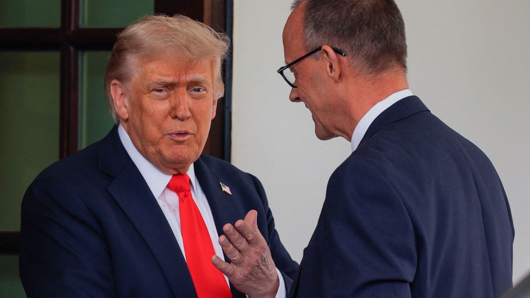 5. Juni 2025: Antrittsbesuch von Bundeskanzler Friedrich Merz bei US-Präsident Donald Trump im Weißen Haus in Washington, D.C., USA.