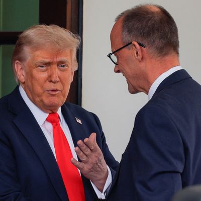 5. Juni 2025: Antrittsbesuch von Bundeskanzler Friedrich Merz bei US-Präsident Donald Trump im Weißen Haus in Washington, D.C., USA.