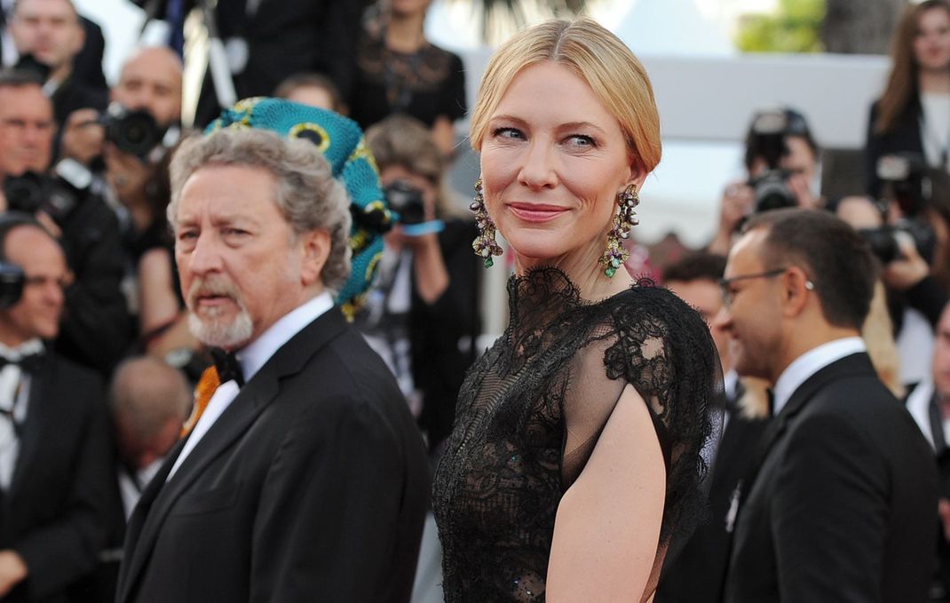Das Spitzenkleid von Armani trug Cate Blanchett bereits vier Jahre zuvor.