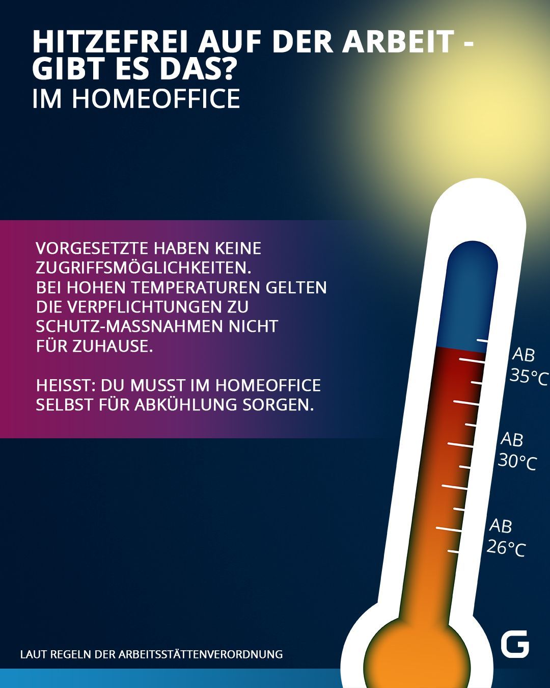 Hitzefrei: Darfst du aufhören zu arbeiten, wenn's zu heiß ist?