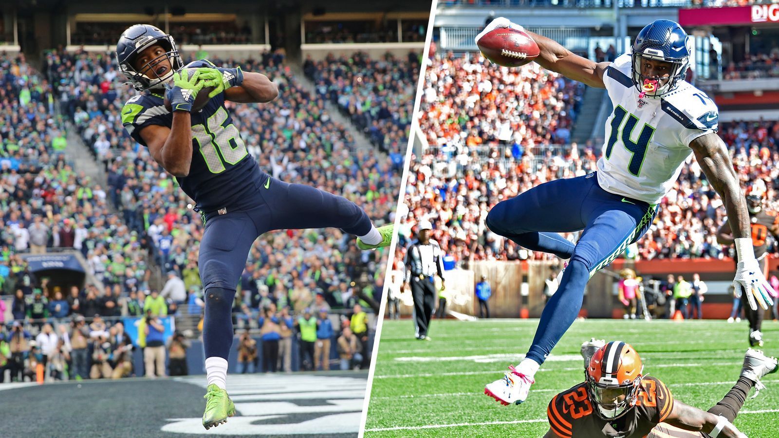 
                <strong>Wide Receiver: Tyler Lockett oder DK Metcalf</strong><br>
                Seahawks-Quarterback Russell Wilson ist auf dem besten Weg, der MVP zu werden. Davon profitieren auch seine Receiver Tyler Lockett und DK Metcalf. Gegen die Schwache Secondary der Philadelphia Eagles wäre Lockett die erste Wahl, allerdings steht noch nicht fest, ob der 27-Jährige wirklich fit wird. Sollte Lockett kurzfristig ausfallen, wird wohl Rookie Metcalf eine oft genutzte Anspielstation sein.
              