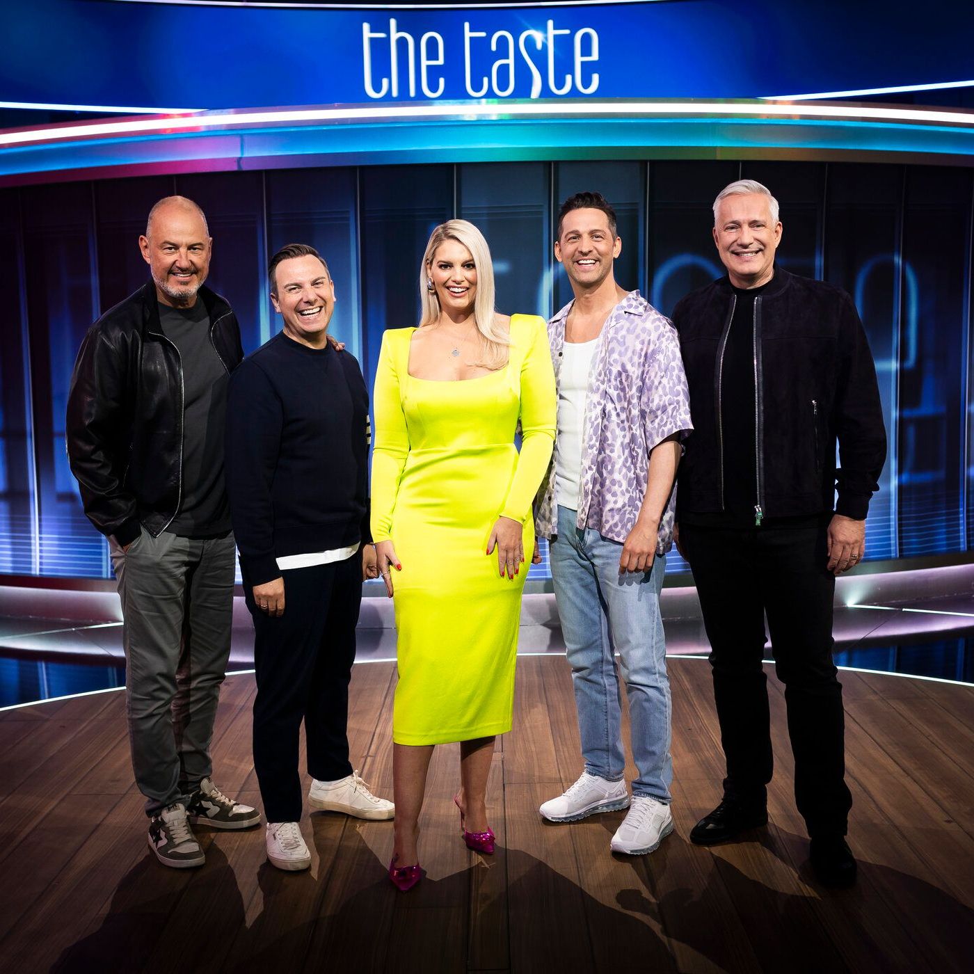 Frank Rosin, Tim Raue, Angelina Kirsch, Alexander Kumptner und Alexander Herrmann bei "The Taste" 2024