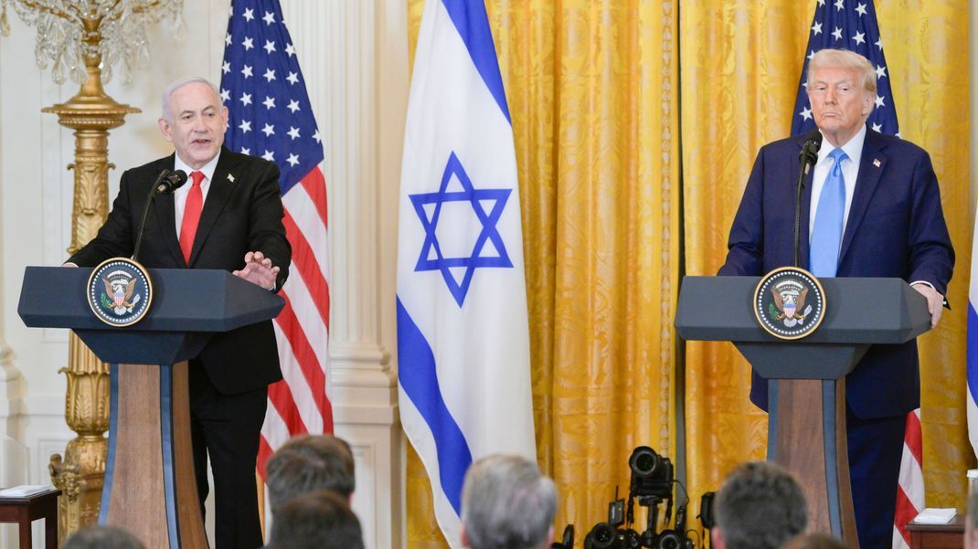 Israels Ministerpräsident Benjamin Netanjahu (links) und US-Präsident Donald Trump.