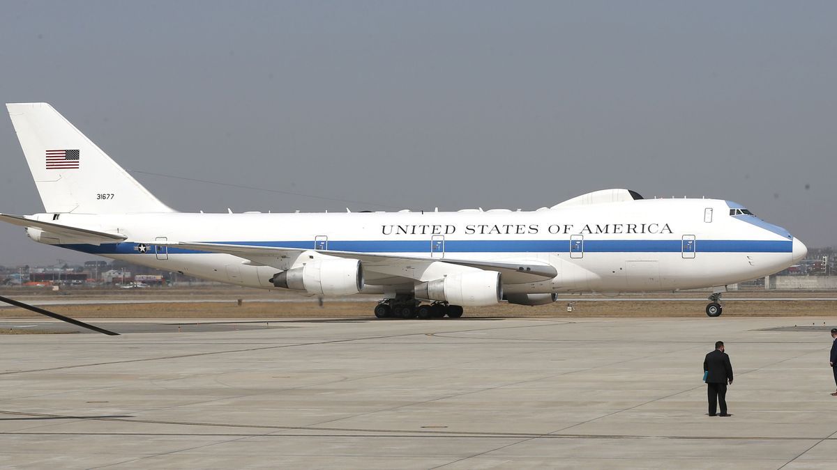 Das amerikanische Doomsday Plane ist eine Boeing 747 E-4B.
