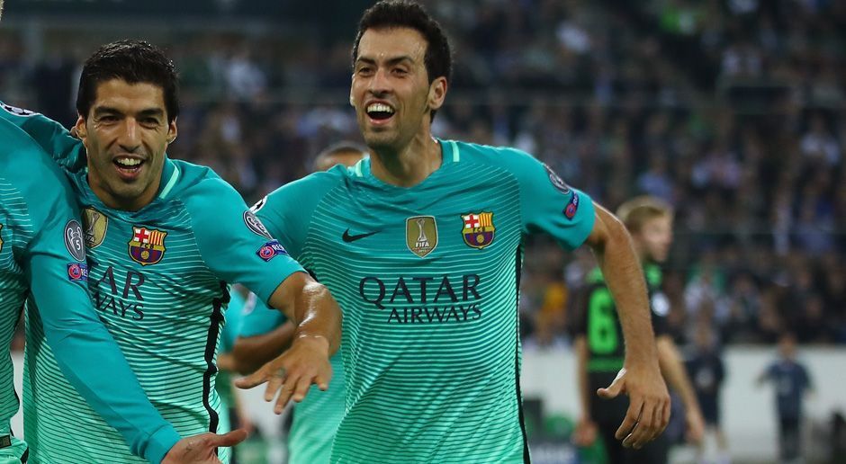 
                <strong>Sergio Busquets (FC Barcelona)</strong><br>
                Sergio Busquets: Leistete sich beim 1:0 für Gladbach einen dämlichen Ballverlust. Verlor nach diesem Fehler auch etwas die Konzentration und Ballsicherheit. Fing sich in der zweiten Halbzeit etwas und strahlte wieder mehr Ruhe aus. ran-Note: 3- 
              