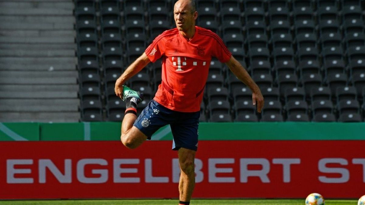 Arjen Robben hält sich in München fit