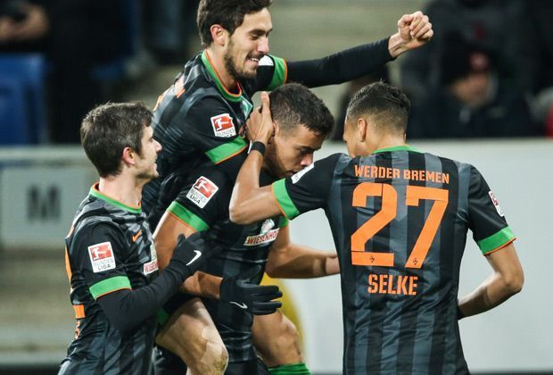 
                <strong>TOP: Werder Bremen</strong><br>
                Beeindruckend, was Viktor Skripnik aus Werder Bremen gemacht hat. Seit der 45-Jährige das Ruder an der Weser übernommen hat, geht es aufwärts. Defensiv wie offensiv hat sich einiges verbessert. Der Lohn: Die nächsten drei Punkte in Sinsheim.
              