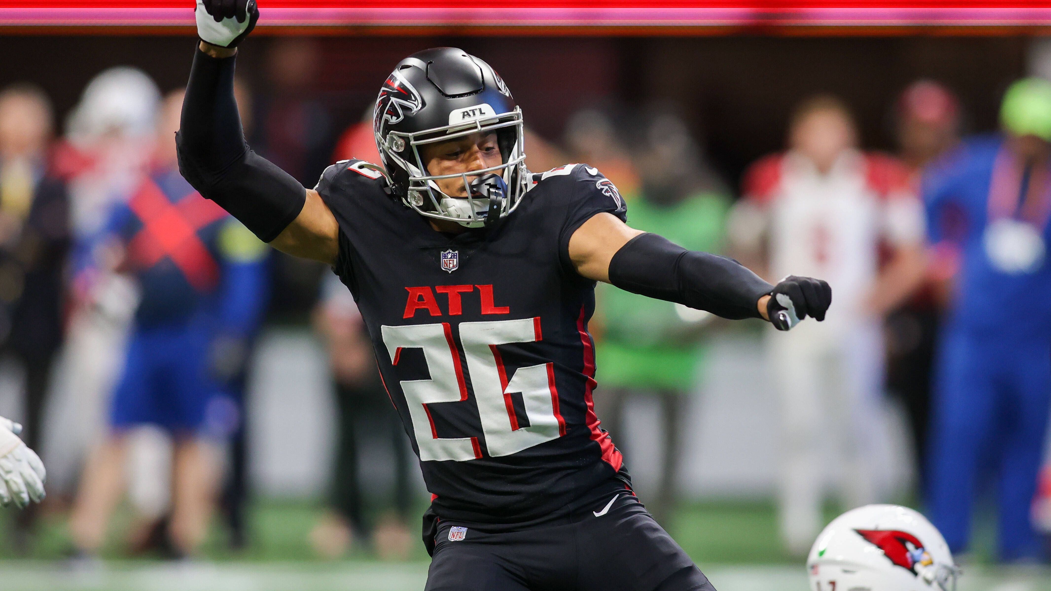 <strong>Atlanta Falcons: Rückblick</strong><br>
                • Bilanz in der regulären Saison 2022/23: 7-10<br>• Playoffs: /<br>• Wichtige Abgänge: Marcus Mariota (Quarterback), Casey Hayward (Cornerback)