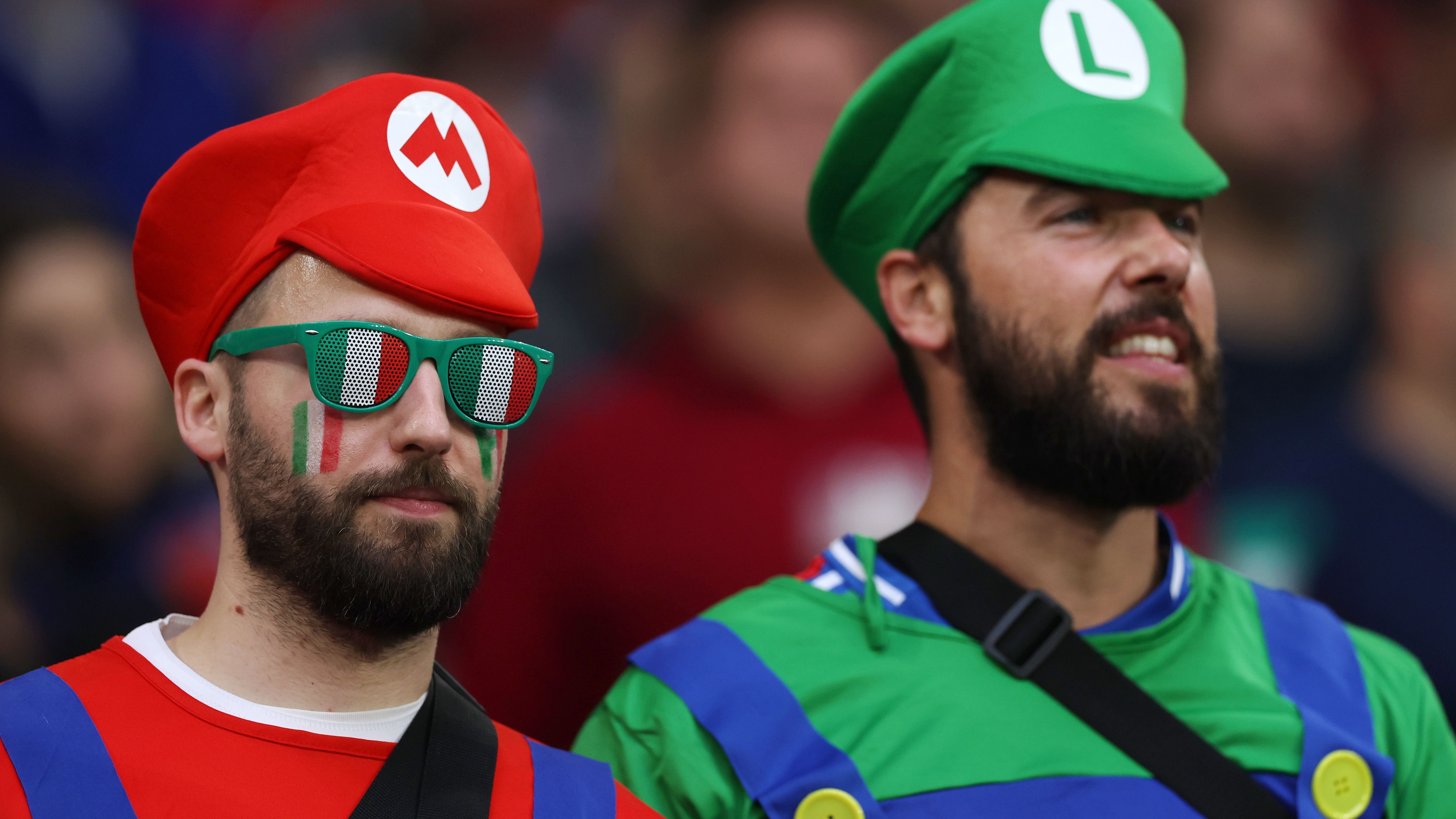 <strong>Mario und Luigi sind auch da</strong><br>Die Kostüme der beiden vor allem mit Italien verbundenen Videospiel-Helden waren in Gelsenkirchen gleich mehrfach zu sehen.&nbsp;