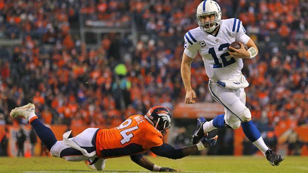 
                <strong>Andrew Luck (Indianapolis Colts)</strong><br>
                Ihm folgt der Teamkollege des deutschen NFL-Spielers Björn Werner. Andrew Luck gehört in der NFL zu den spektakulärsten Quarterbacks der Liga. Das wird mit Stärke 94 belohnt.
              