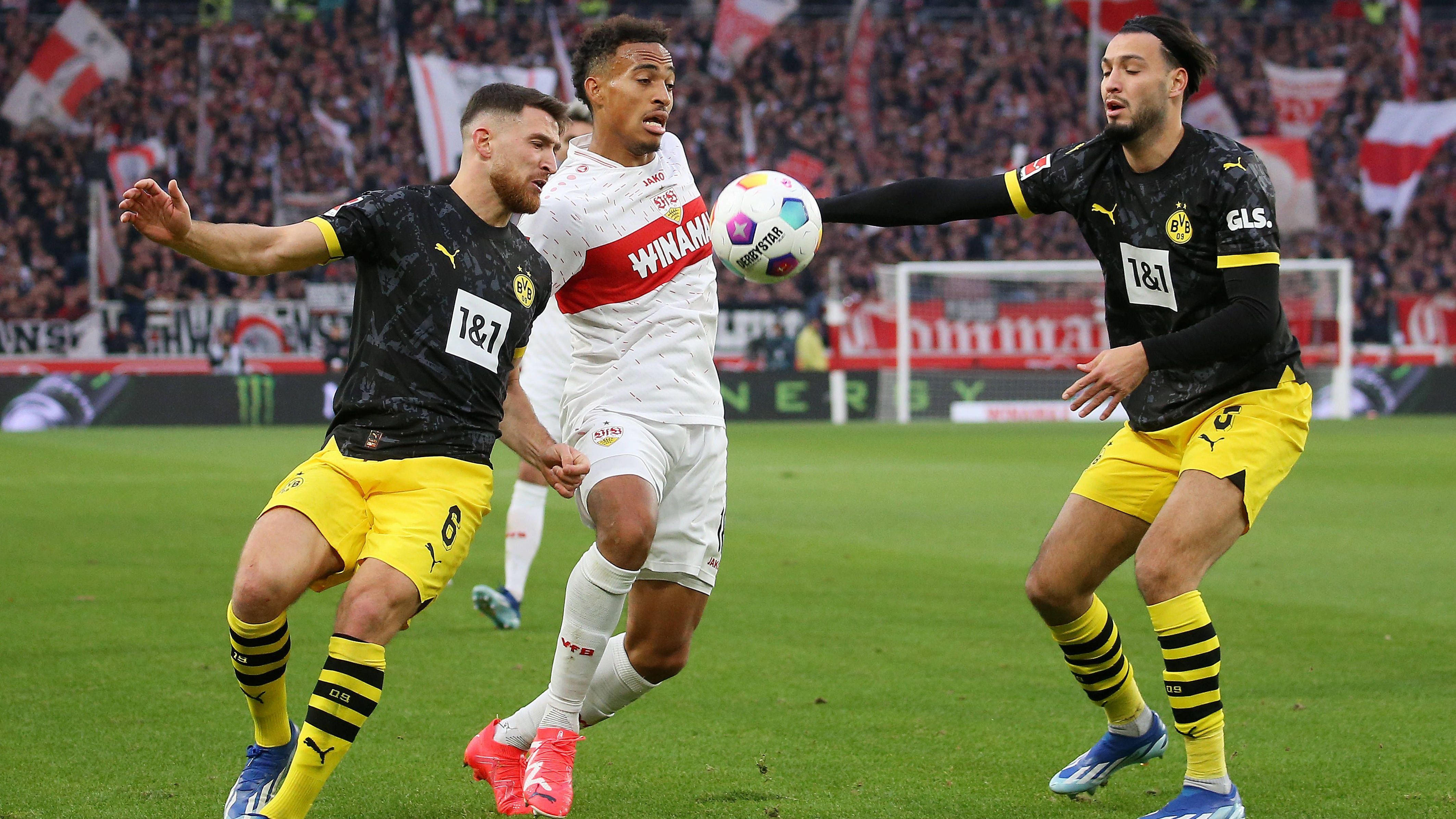 <strong>Stuttgart schlägt Dortmund im Spitzenspiel: Die ran-Noten zum Spiel</strong><br>Der VfB Stuttgart sendet ein echtes Ausrufezeichen und schlägt Borussia Dortmund im Spitzenspiel der Bundesliga mit 2:1 (1:1). Während beim VfB Serhou Guirassy ein Traum-Comeback feiert, enttäuscht der BVB nahezu komplett. <em><strong>ran</strong></em> hat die Noten zum Spiel.