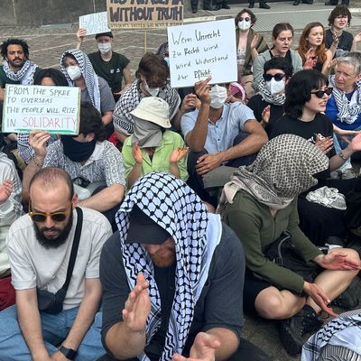 Nahostkonflikt - Protest Humboldt-Universität