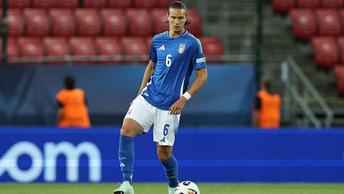 Daniele Ghilardi (Italy U21, U 21 during the UEFA Under 21 Slovakia 2025 match between Italy U21 1-0 Romania U21 at Malatinsky Stadium Stadium on June 11, 2025 in Trnava, Slovakia. Noxthirdxpartyxs...