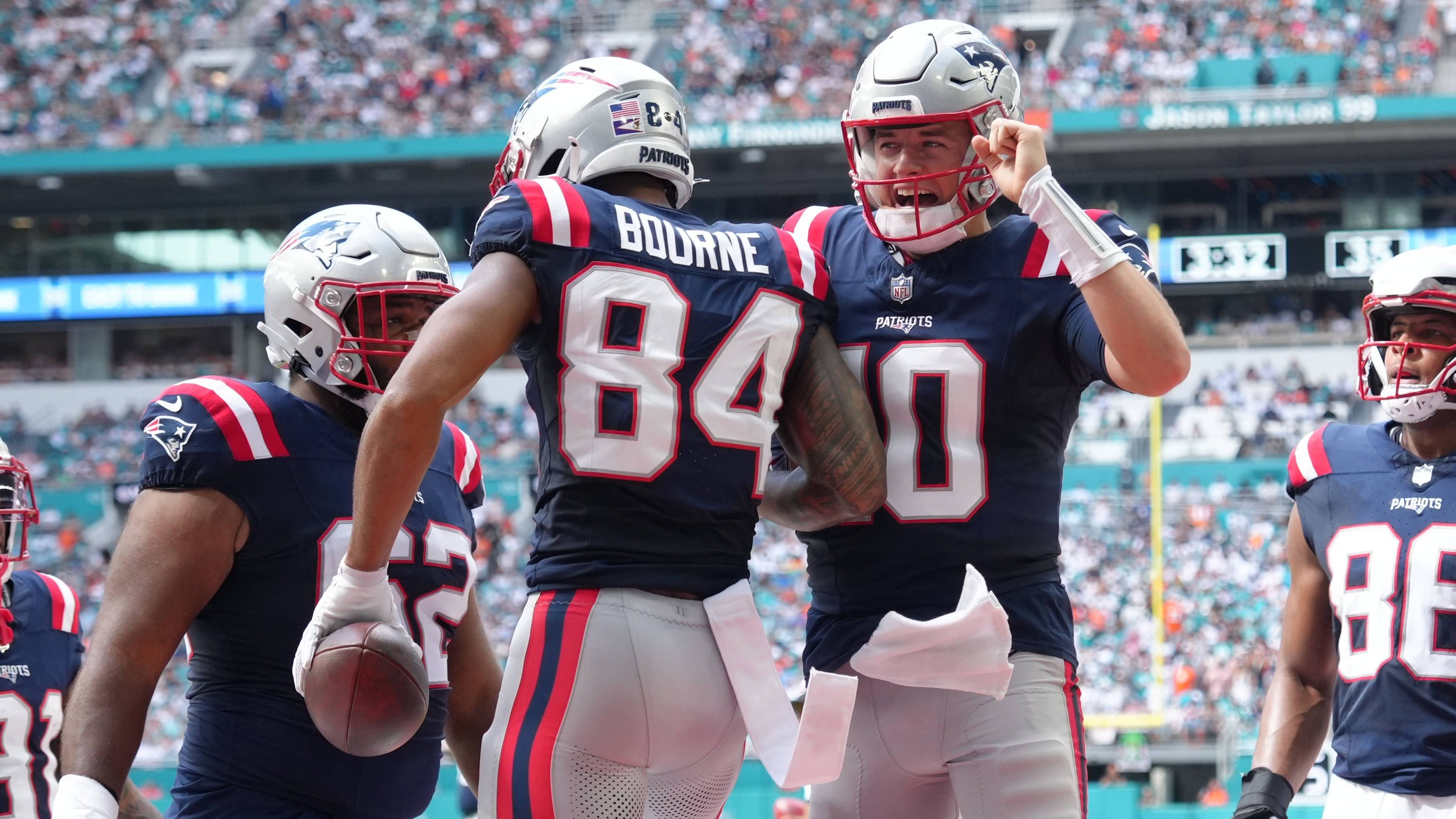 <strong>Platz 28 (geteilt): New England Patriots</strong><br>Touchdownrate: 26 Prozent<br>Touchdowns insgesamt: 27
