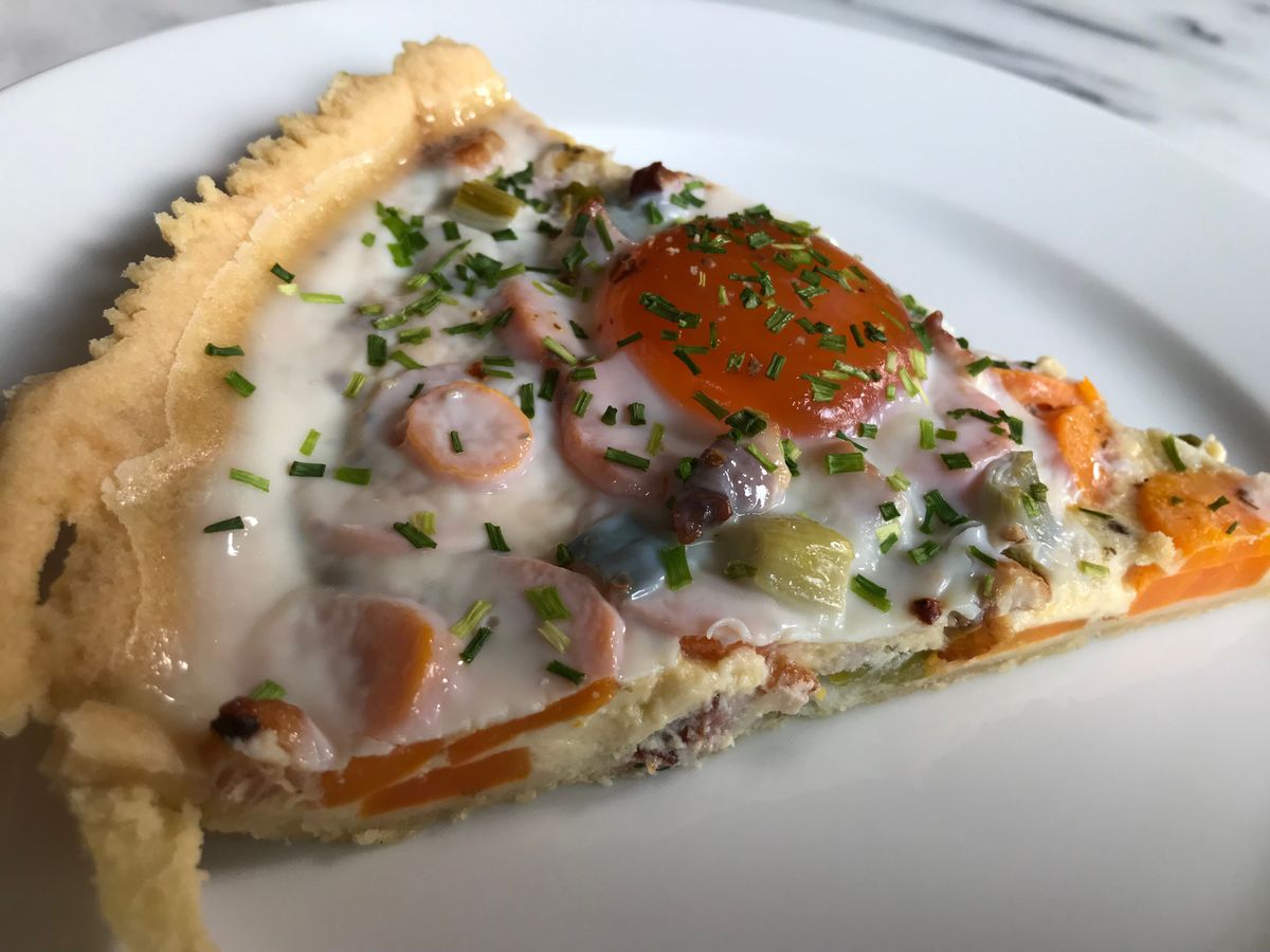 Spiegelei Speck Kuchen