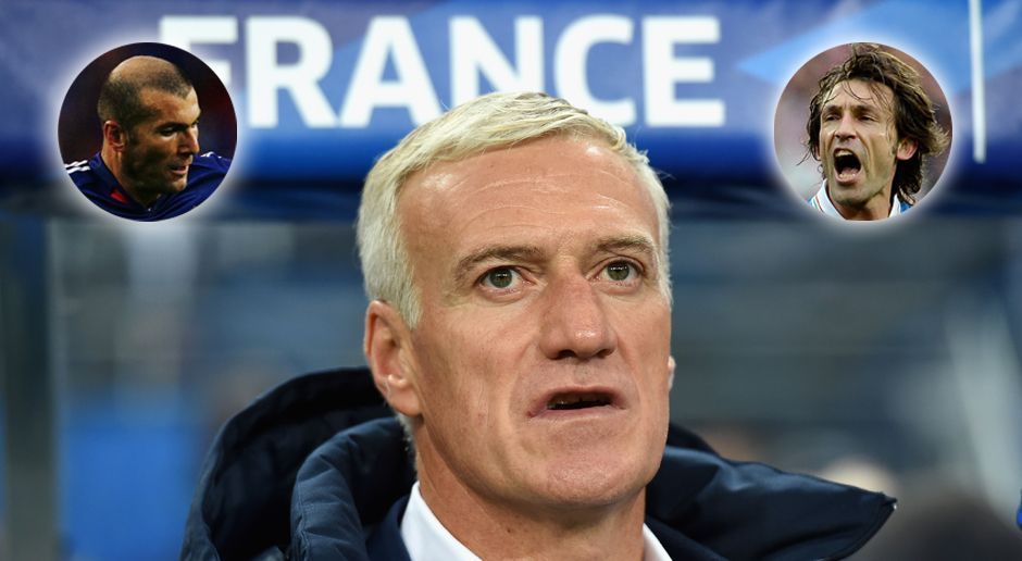 
                <strong>Didier Deschamps Traumelf</strong><br>
                Didier Deschamps hat für "UEFA.com" gewählt: Seine EM-Traumelf aller Zeiten ist gespickt mit Stars aus früheren Zeiten und einigen aktuellen Stars. Mit dabei: ehemalige Mitspieler, der Kaiser und italienische Legenden. Hier folgt die Galerie zur Elf von Didier Deschamps:
              