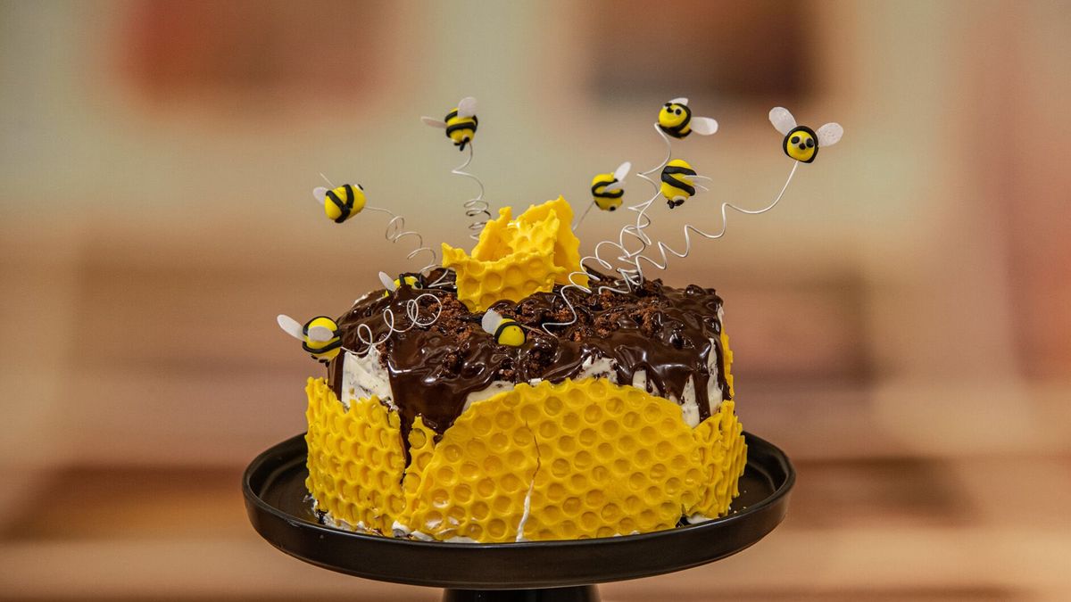 Motivtorte Honigbienen