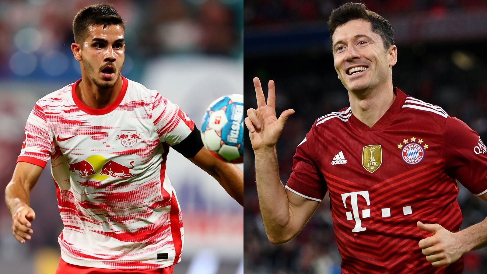 
                <strong>Andre Silva vs. Robert Lewandowski</strong><br>
                Für kolportierte 23 Millionen Euro verpflichteten die Leipziger im Sommer 2021 den Frankfurter Andre Silva als neue Torjäger-Hoffnung. Dass er das Toreschießen beherrscht, hat der 25-jährige Portugiese im Leipziger Trikot bereits nachgewiesen. Beim 4:0-Heimsieg gegen Stuttgart, dem bislang einzigen Bundesliga-Erfolg der Sachsen in der Saison 2021/22, schlug Silva erstmals für seinen neuen Arbeitgeber zu. Am Samstag muss sich Silva indirekt mit dem amtierenden Weltfußballer Robert Lewandowski messen. Und der 33-jährige Pole ist nach seiner Rekord-Saison mit 41 Treffern auch nach der Sommerpause schon wieder in Torlaune. Mit fünf Treffern nach drei Begegnungen führt "Lewy" die Torschützenliste der Bundesliga schon wieder an. Klare Sache also: Punkt für Bayern. Endstand: 5:10. 
              