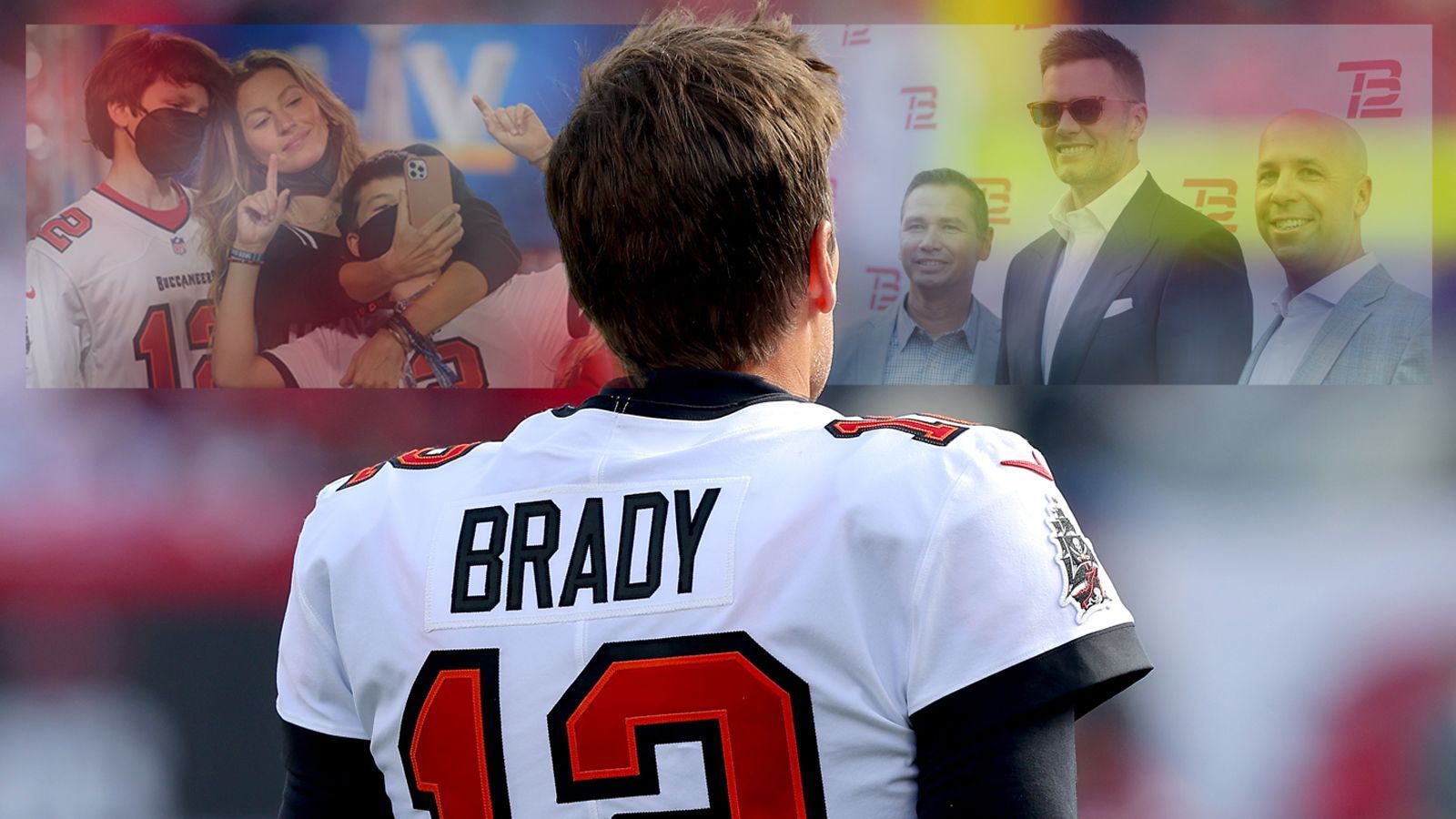 
                <strong>Der Kosmos von Tom Brady</strong><br>
                He is back! Nur eineinhalb Monate nach seinem Rücktritt hat Tom Brady sein NFL-Comeback bekanntgegeben. Der 44-Jährige kehrt für die Saison 2022 als Quarterback der Tampa Bay Buccaneers zurück. Statt Zeit mit der Familie verbringt TB12 nun also wieder seine Tage auf dem Trainingsgelände der Bucs. Was aber macht den Quarterback abseits seiner sportlichen Erfolge aus? Welche Menschen sind ihm wichtig und welche Projekte verfolgt er? ran zeigt den Brady-Kosmos.
              