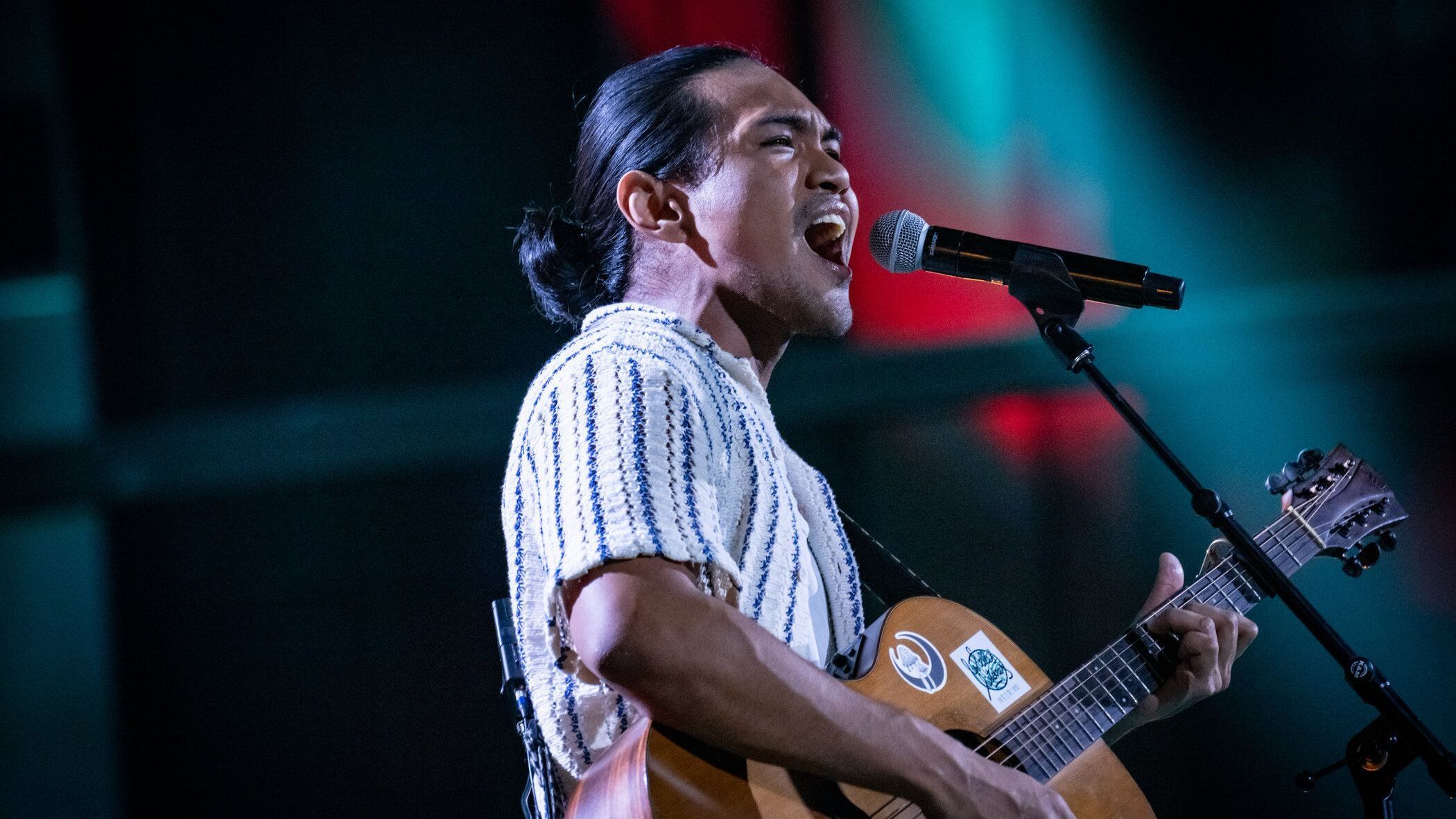 Gian Carlos Navea (24) aus Nürnberg singt "Watermelon Sugar" von Harry Styles - "Ich möchte Menschen mit meinem Gesang berühren, ihnen ein Lächeln ins Gesicht zaubern, meine Familie stolz machen und mit meiner Leidenschaft berühmt werden."