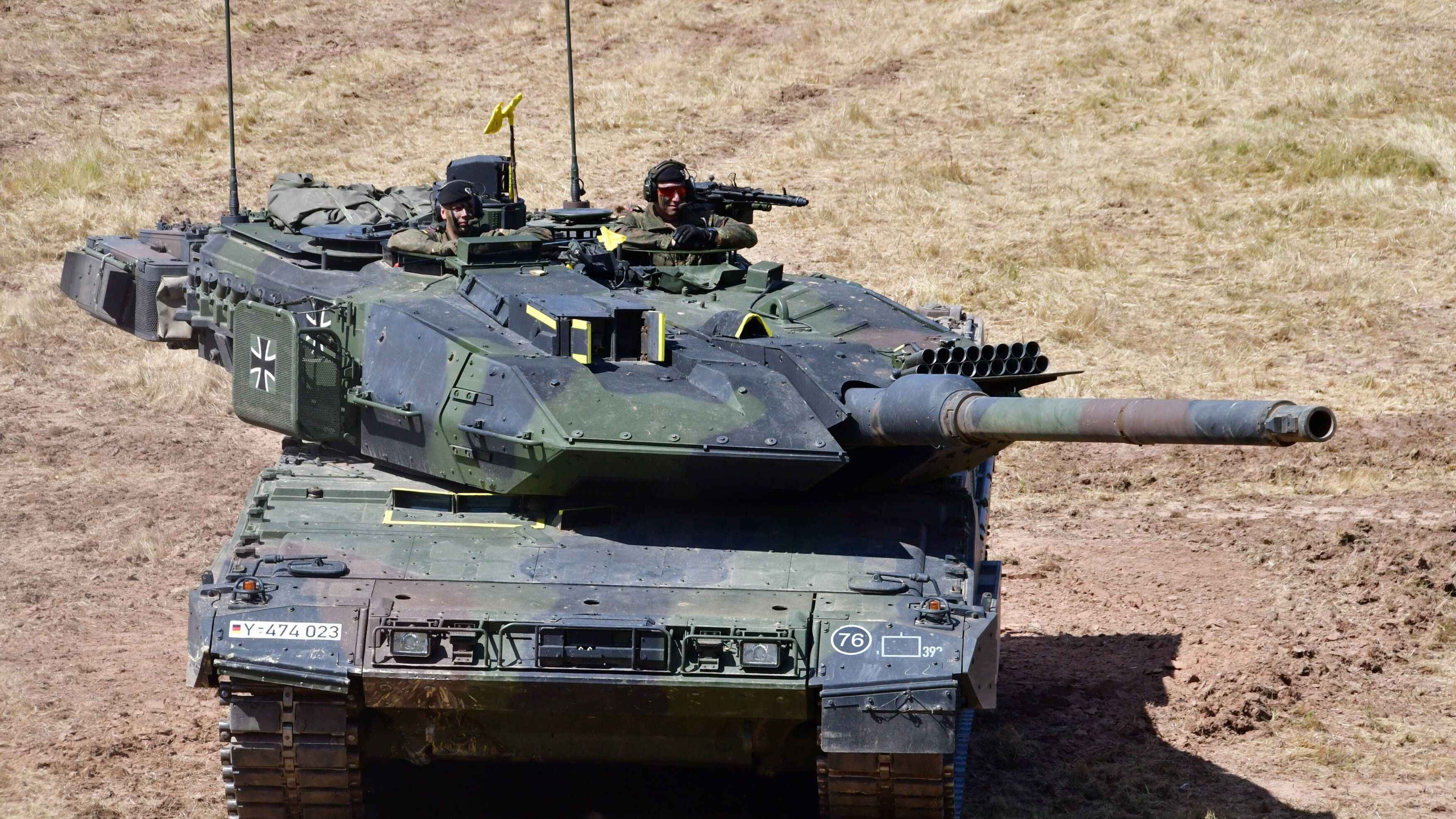 Die Union drängt auf eine Lieferung von schweren Kampfpanzern an die Ukraine.