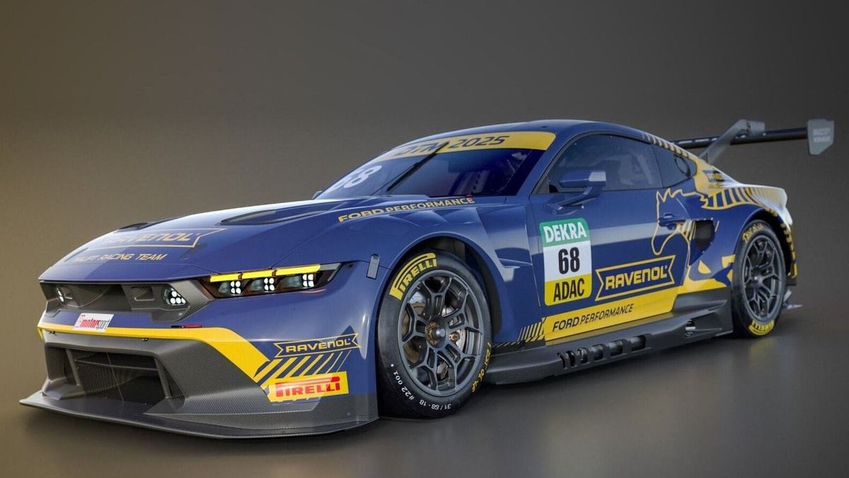 Spektakuläres Fahrzeug mit speziellem Sound: Der Ford Mustang GT3 von HRT