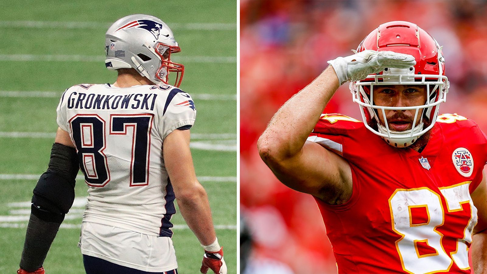 
                <strong>Karrierestatistiken: Gronkowski schon vor zehn Jahren überragend</strong><br>
                Seine beste Saison hatte Gronkowski 2011, mit 90 Catches für 1.327 Receiving Yards und zehn Touchdowns - nur in der Regular Season. Kelce spielt aktuell seine bislang beste Saison. In der beendeten Regular Season fing der Chiefs-Star 105 Bälle für 1.416 Yards und elf Touchdowns. Insgesamt hat "Gronk" bei den Receiving Yards natürlich auch aufgrund seiner zwei Jahre mehr Erfahrung die Nase vorne: 8.484 Yards holte er in zehn Saisons, Kelce bisher 7.881. Ganz so weit weg ist die Marke also auch nicht mehr.
              